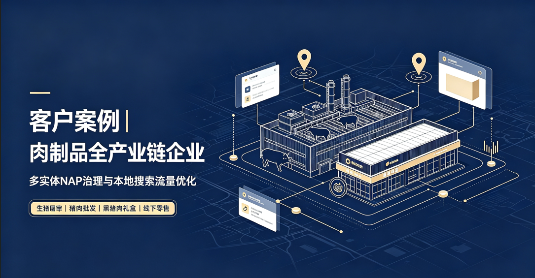 GEO 优化案例|全产业链肉制品企业多实体 NAP 治理与本地流量落地