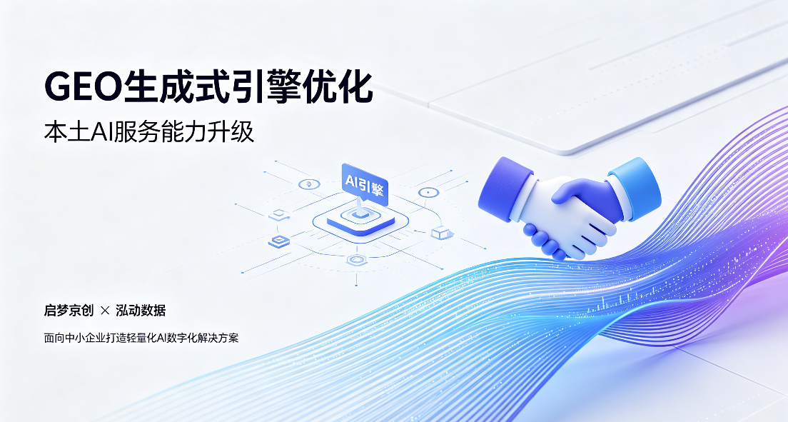 # 聚力 AI 新流量赛道|南京启梦京创与南京泓动数据达成战略合作,共筑 GEO 服务新生态